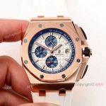 Newest Replica AP Audemars Piguet Royal Oak Offshore Watch White Dial